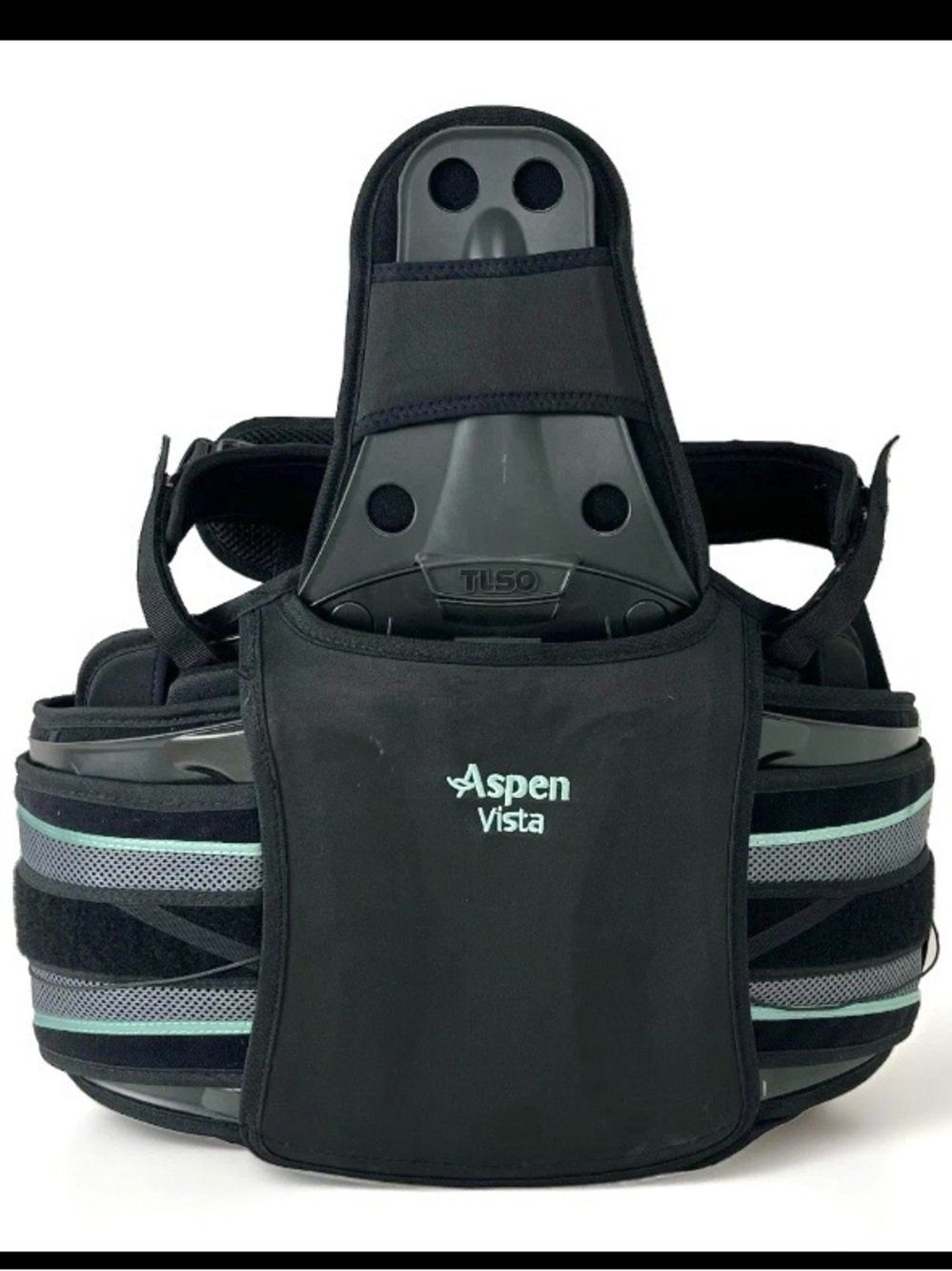 Aspen Vista TLSO Back Brace Support Adjustable Black - One Size